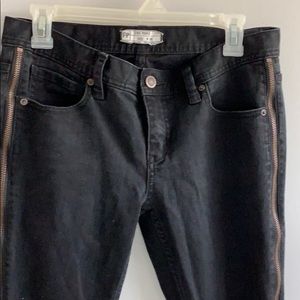 Free People jeans with zipper ankle